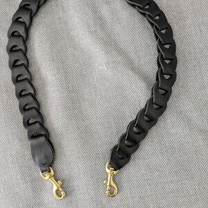 Clare V Black Leather Shoulder Bag Strap